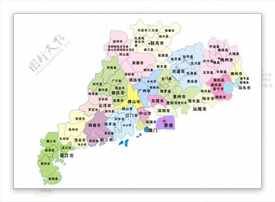广东地图图片素材-编号04901000-图行天下