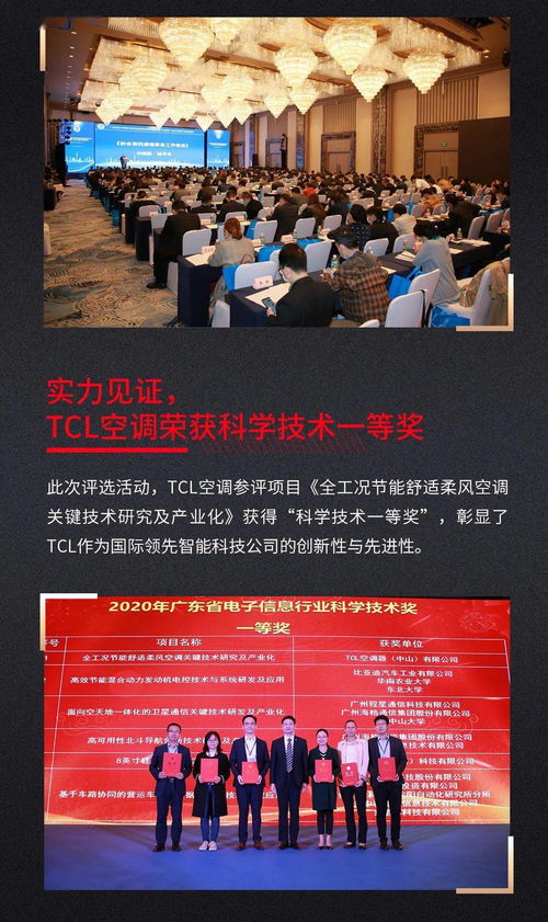 tcl空调 荣获广东省电子信息行业科学技术奖一等奖